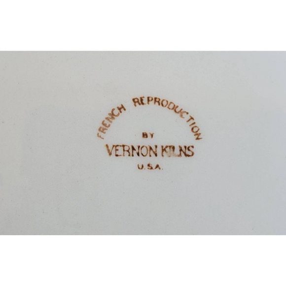 2 Vernon Kilns Plates, Le Pre Aux Clercs Vernon - Picture 9 of 10